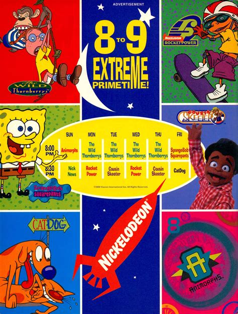 1999 nickelodeon|Schedule 1999 